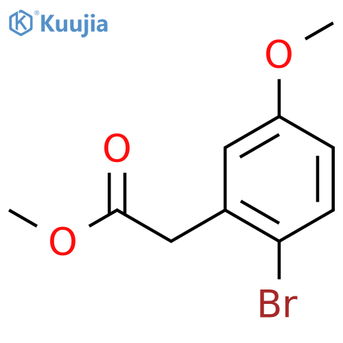 Methyl 2-(2-bromo-5-methoxyphenyl)acetate structure