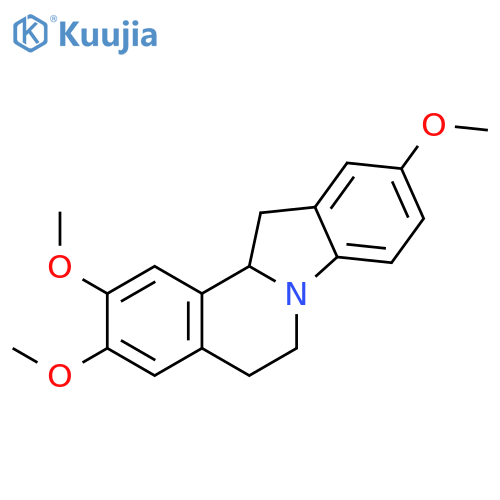 Indolo[2,1-a]isoquinoline, 5,6,12,12a-tetrahydro-2,3,10-trimethoxy- structure