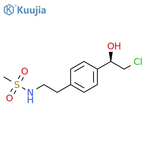 Methanesulfonamide, N-[2-[4-[(1R)-2-chloro-1-hydroxyethyl]phenyl]ethyl]- structure