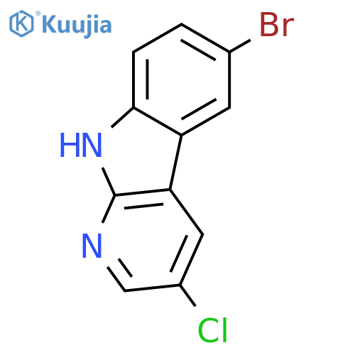 6-bromo-3-chloro-9H-pyrido[2,3-b]indole structure
