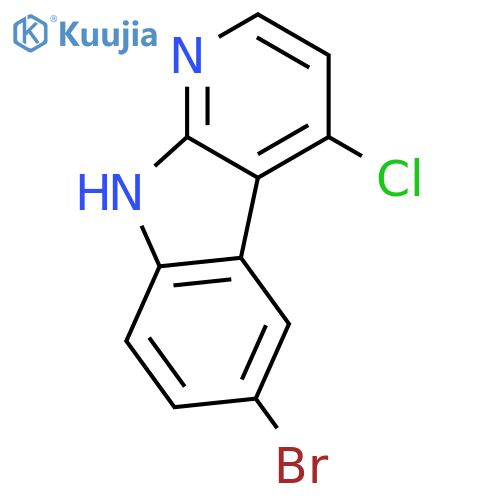 6-bromo-4-chloro-9H-pyrido[2,3-b]indole structure