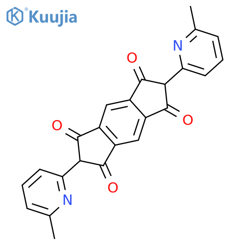 s-Indacene-1,3,5,7(2H,6H)-tetrone, 2,6-bis(6-methyl-2-pyridinyl)- structure