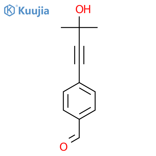 4-(3-Hydroxy-3-methylbut-1-yn-1-yl)benzaldehyde structure