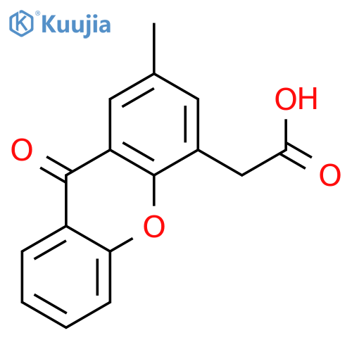 9H-Xanthene-4-acetic acid, 2-methyl-9-oxo- structure