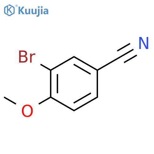 3-Bromo-4-methoxybenzonitrile structure