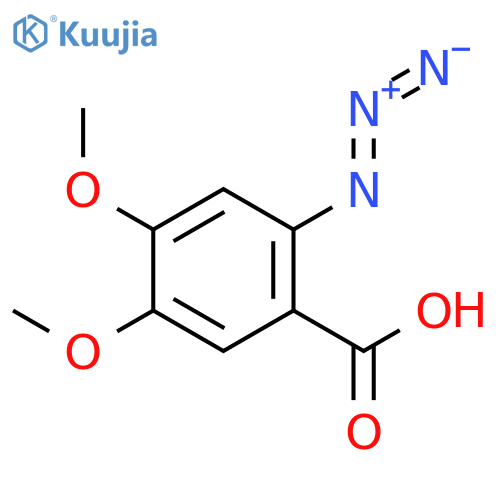 Benzoic acid, 2-azido-4,5-dimethoxy- structure
