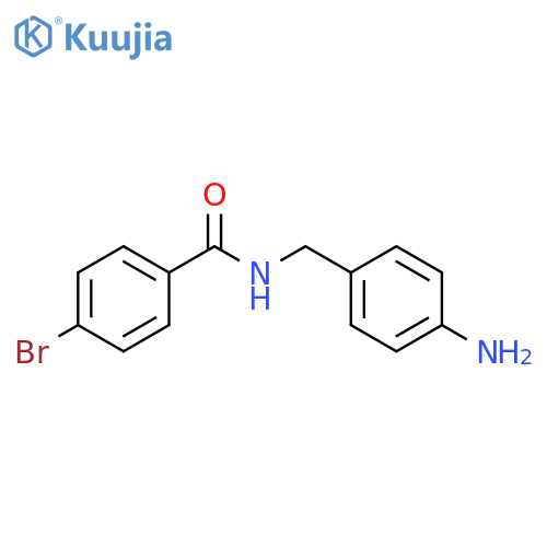 N-(4-Aminophenyl)methyl-4-bromobenzamide structure