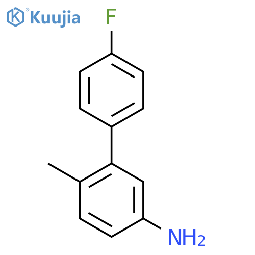 3-(4-Fluorophenyl)-4-methylaniline structure