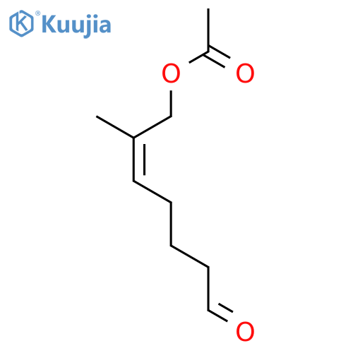 5-Heptenal, 7-(acetyloxy)-6-methyl-, (E)- structure