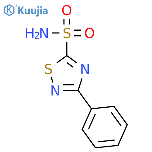 3-phenyl-1,2,4-thiadiazole-5-sulfonamide structure