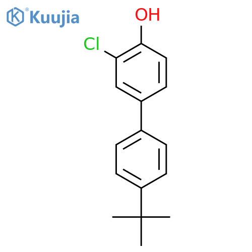 4-(4-tert-butylphenyl)-2-chlorophenol structure