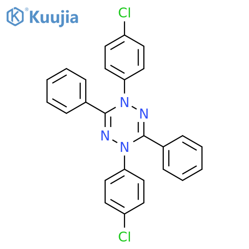 1,2,4,5-Tetrazine, 1,4-bis(4-chlorophenyl)-1,4-dihydro-3,6-diphenyl- structure