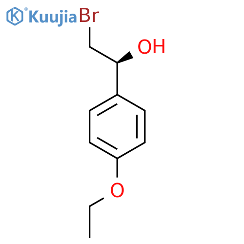 (1S)-2-Bromo-1-(4-ethoxyphenyl)ethan-1-ol structure