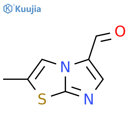 2-methylimidazo[2,1-b][1,3]thiazole-5-carbaldehyde structure