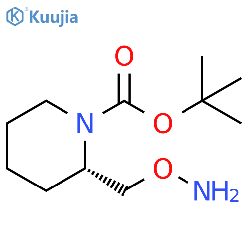 tert-butyl (2S)-2-[(aminooxy)methyl]piperidine-1-carboxylate structure