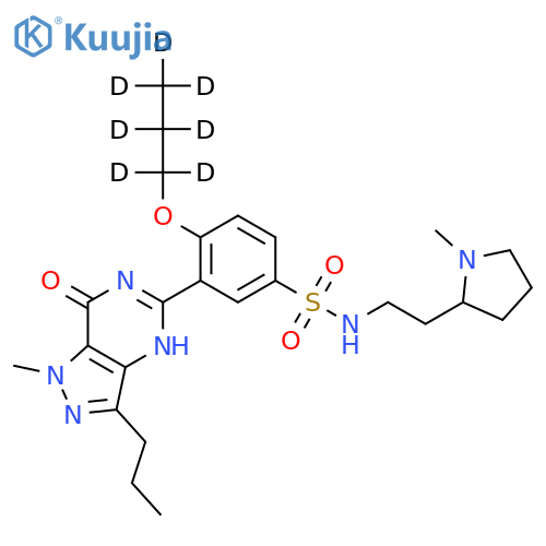 Udenafil-d7 structure