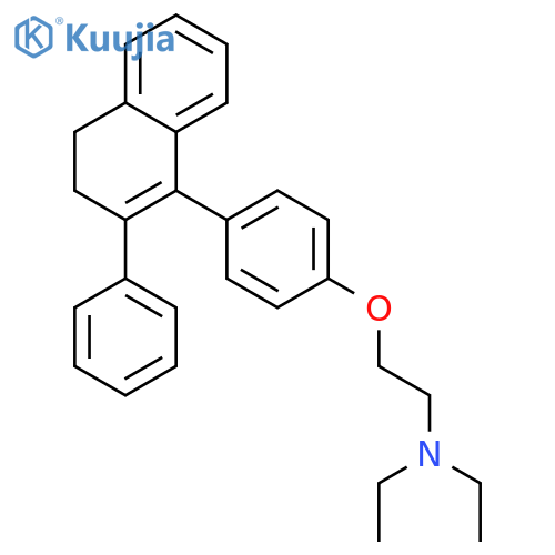 Ethanamine,2-[4-(3,4-dihydro-2-phenyl-1-naphthalenyl)phenoxy]-N,N-diethyl- structure