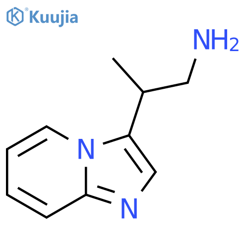 2-{imidazo1,2-apyridin-3-yl}propan-1-amine structure