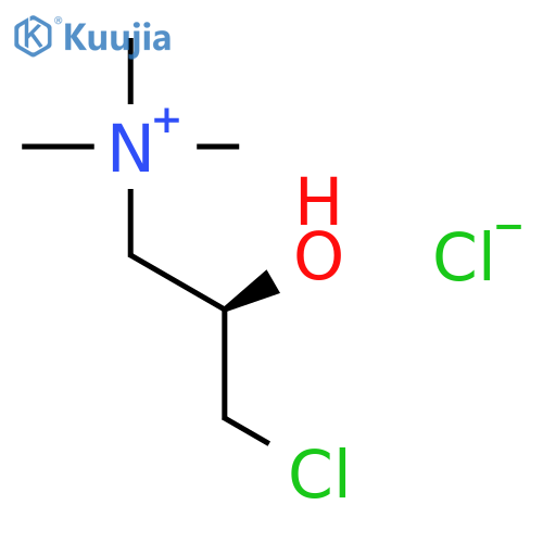 1-Propanaminium,3-chloro-2-hydroxy-N,N,N-trimethyl-, chloride (1:1), (2R)- structure