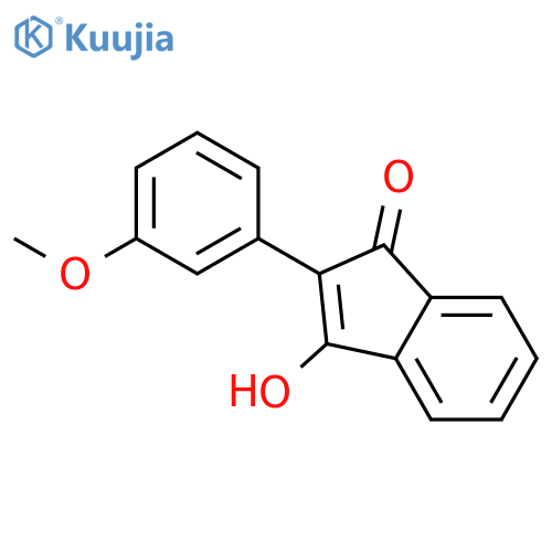 1H-Inden-1-one, 3-hydroxy-2-(3-methoxyphenyl)- structure