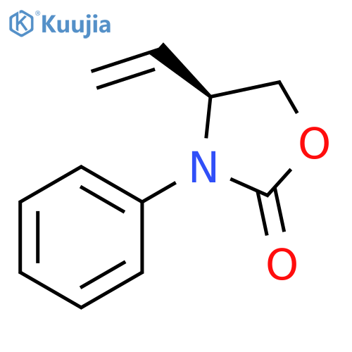 2-Oxazolidinone, 4-ethenyl-3-phenyl-, (4S)- structure