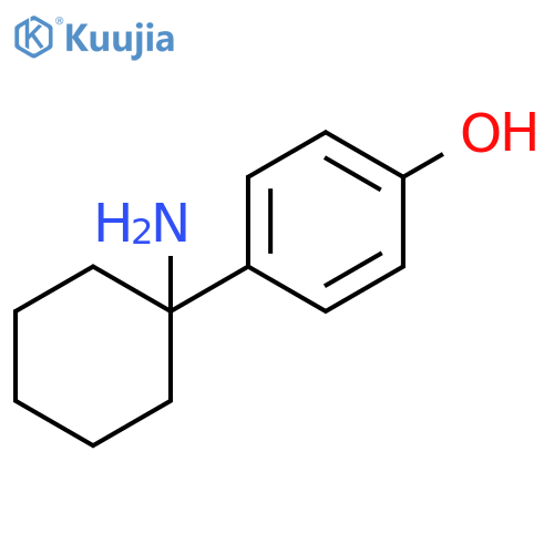 4-(1-aminocyclohexyl)phenol structure