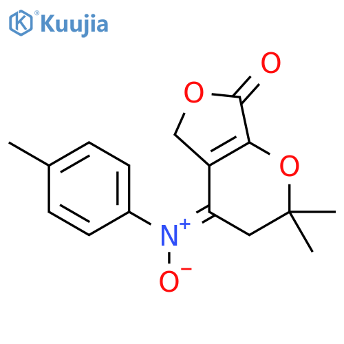 2H-Furo[3,4-b]pyran-7(5H)-one,3,4-dihydro-2,2-dimethyl-4-[(4-methylphenyl)oxidoimino]- structure