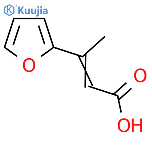 3-(2-Furanyl)-3-methylacrylic acid structure