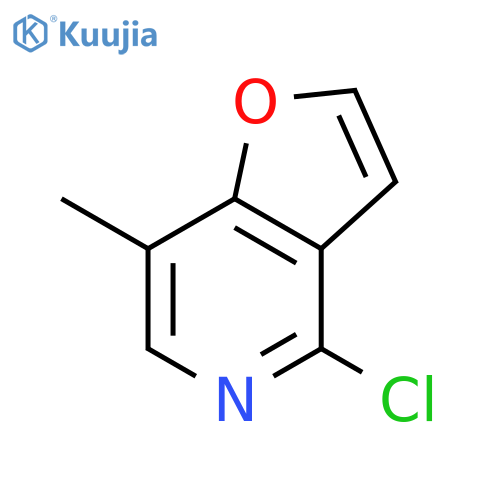 4-chloro-7-methyl-Furo[3,2-c]pyridine structure