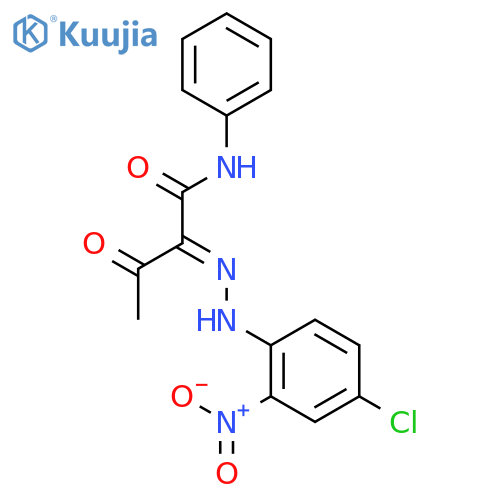 Butanamide, 2-[(4-chloro-2-nitrophenyl)hydrazono]-3-oxo-N-phenyl- structure