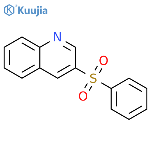 3-(Benzenesulfonyl)quinoline structure