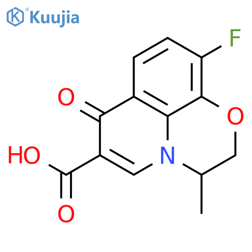 (3S)-10-Fluoro-2,3-dihydro-3-methyl-7-oxo-7H-pyrido1,2,3-de-1,4-benzoxazine-6-carboxylic Acid structure