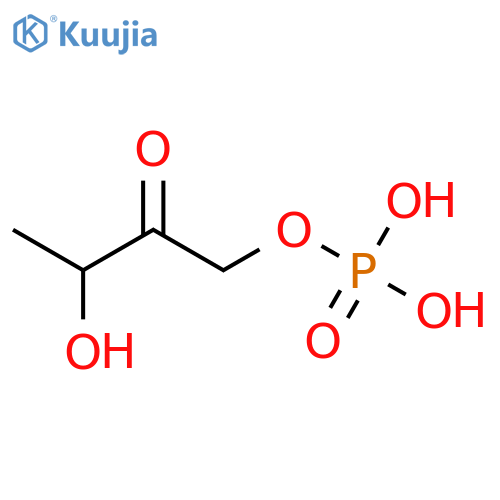 2-Butanone, 3-hydroxy-1-(phosphonooxy)- structure