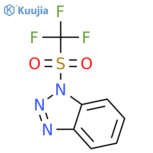 1-(Trifluoromethanesulfonyl)-1H-benzotriazole structure