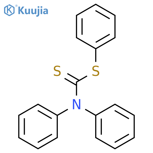Carbamodithioic acid, diphenyl-, phenyl ester structure