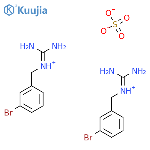 3-Bromobenzylguanidinium hemisulphate structure