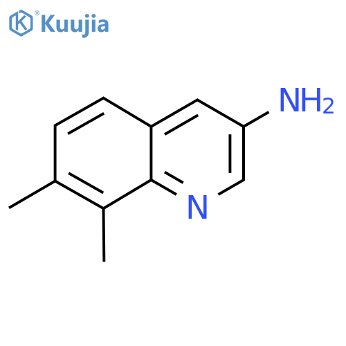 7,8-Dimethylquinolin-3-amine structure