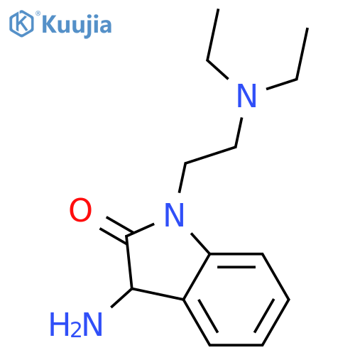 2H-Indol-2-one, 3-amino-1-[2-(diethylamino)ethyl]-1,3-dihydro- structure