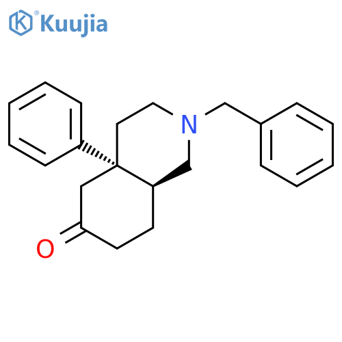 6(2H)-Isoquinolinone, octahydro-4a-phenyl-2-(phenylmethyl)-, cis- structure