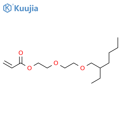 2-Propenoic acid,2-[2-[(2-ethylhexyl)oxy]ethoxy]ethyl ester structure