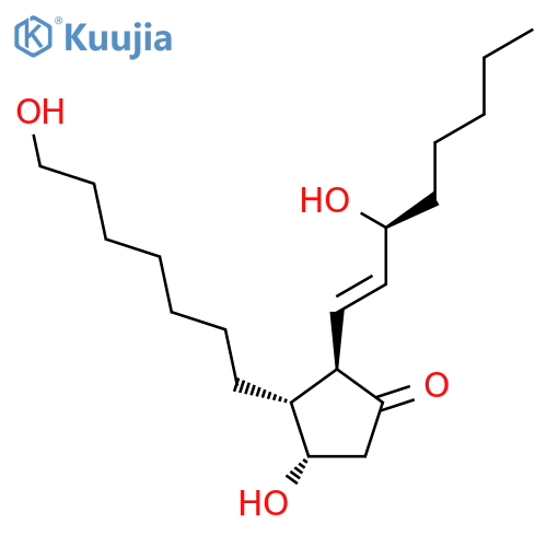 (2R,3R,4S)-4-hydroxy-3-(7-hydroxyheptyl)-2-[(3R)-3-hydroxyoct-1-enyl]cyclopentan-1-one structure