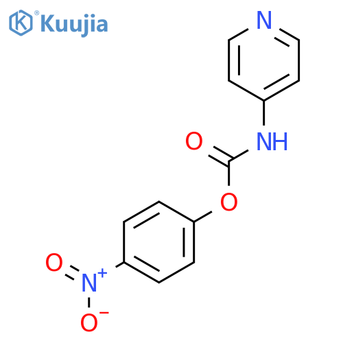 Carbamic acid, 4-pyridinyl-, 4-nitrophenyl ester structure