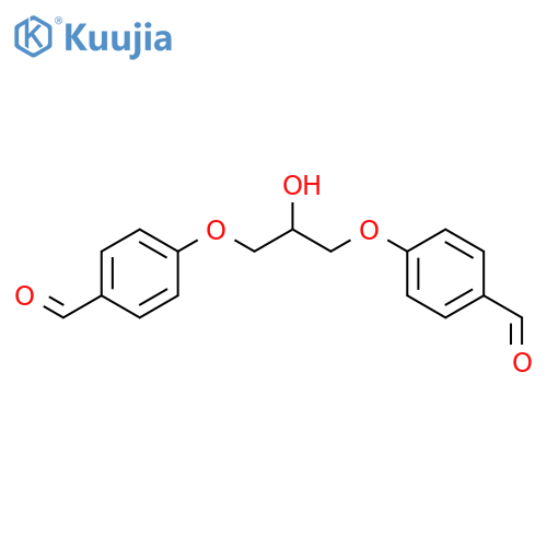 Benzaldehyde, 4,4'-[(2-hydroxy-1,3-propanediyl)bis(oxy)]bis- structure