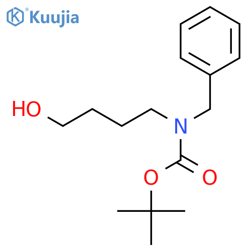 tert-Butyl benzyl(4-hydroxybutyl)carbamate structure