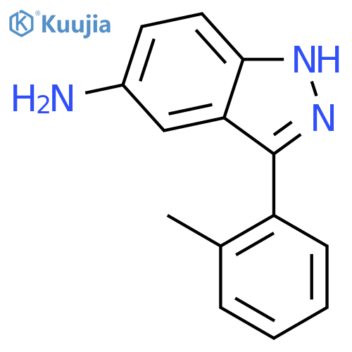 3-(o-Tolyl)-1H-indazol-5-amine structure