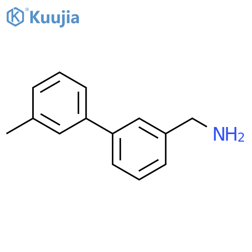 3-(3-Methylphenyl)phenylmethanamine structure