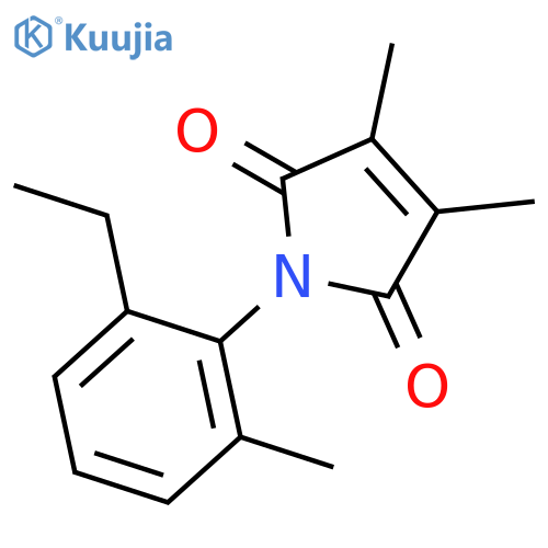 1H-PYRROLE-2,5-DIONE, 1-(2-ETHYL-6-METHYLPHENYL)-3,4-DIMETHYL- structure