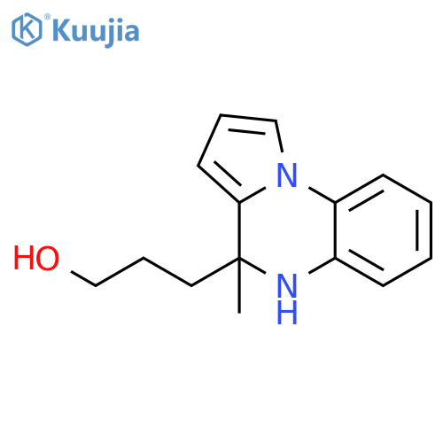 4,5-dihydro-4-methyl-Pyrrolo[1,2-a]quinoxaline-4-propanol structure