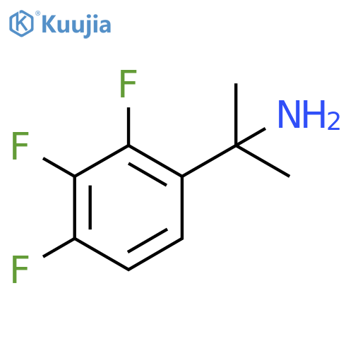 2-(2,3,4-trifluorophenyl)propan-2-amine structure