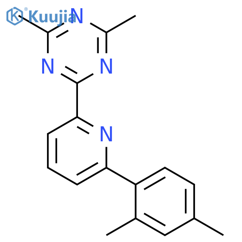 1,3,5-Triazine, 2-[6-(2,4-dimethylphenyl)-2-pyridinyl]-4,6-dimethyl- structure